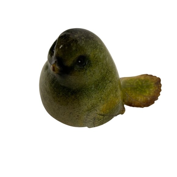 Handcrafted Ceramic Garden Bird Figurines Sma;; Statue  Pottery 1 1/2" x 5 12" - Picture 9 of 9